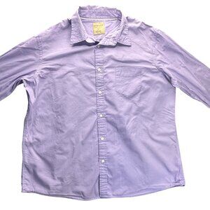 Sonoma Life + Style Lavender Button-Down Shirt XL Made In Sri Lanka